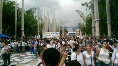 Friedensmarsch in Medellín