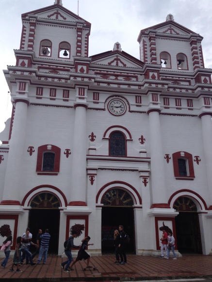 Eine wunderschöne Kirche in Guatapé