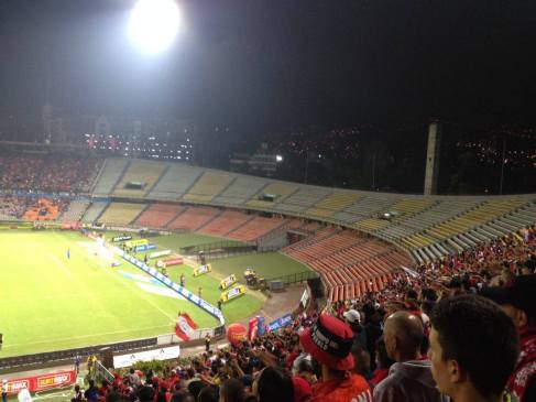 Ich war auch endlich mal im Stadion hier.... Leider hat Medellín verloren... :)